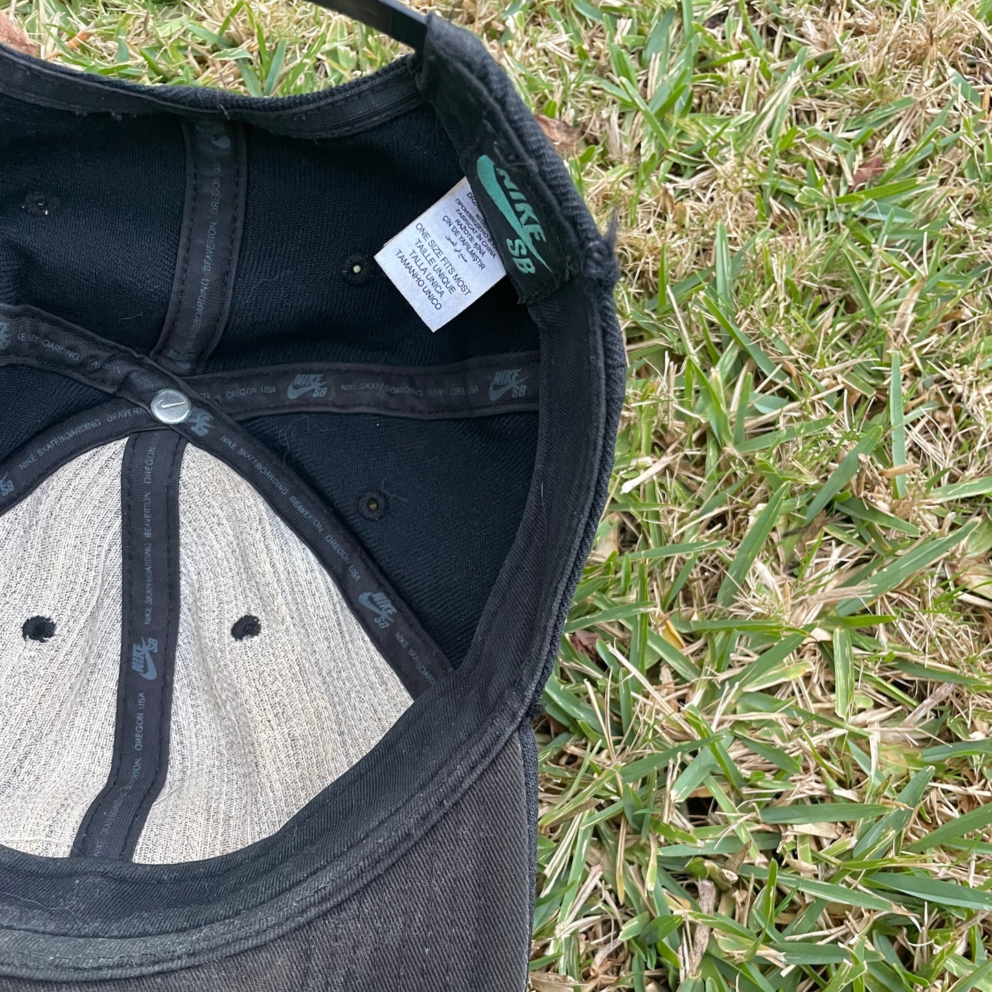 Nike SB Skateboarding Cap Classic Black Logo
