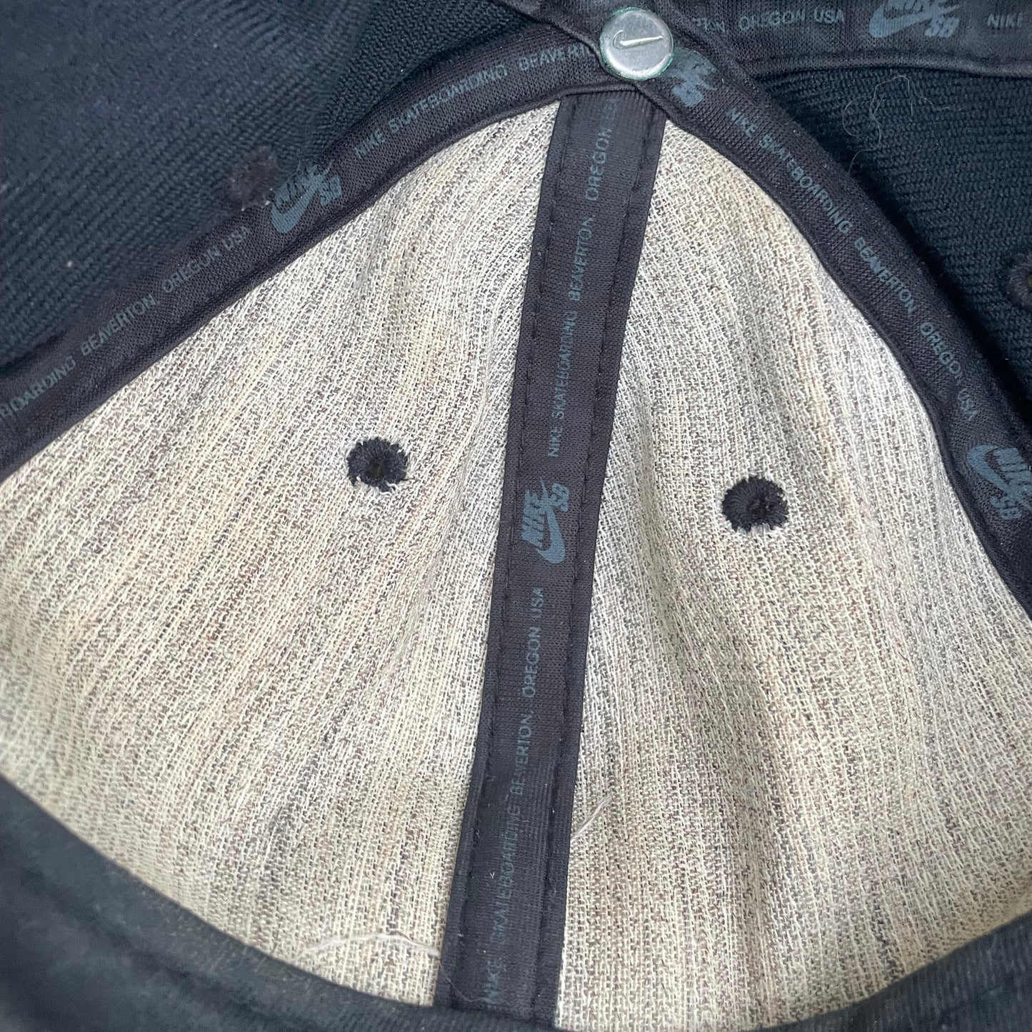 Nike SB Skateboarding Cap Classic Black Logo
