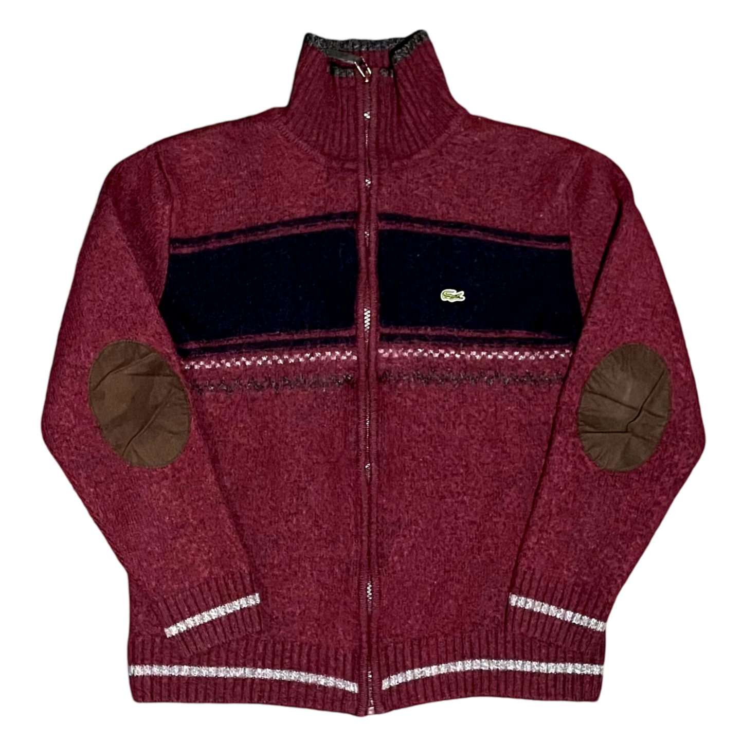 Lacoste Wool Knit Cardigan - 2XL