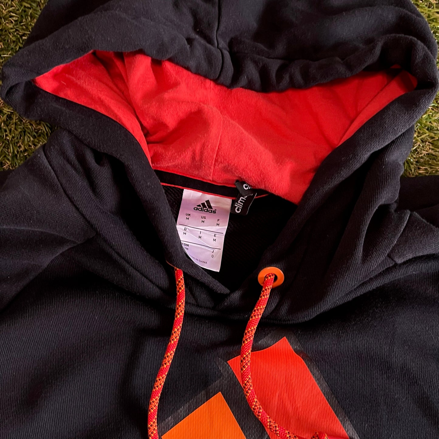 Adidas Hoodie Orange - M
