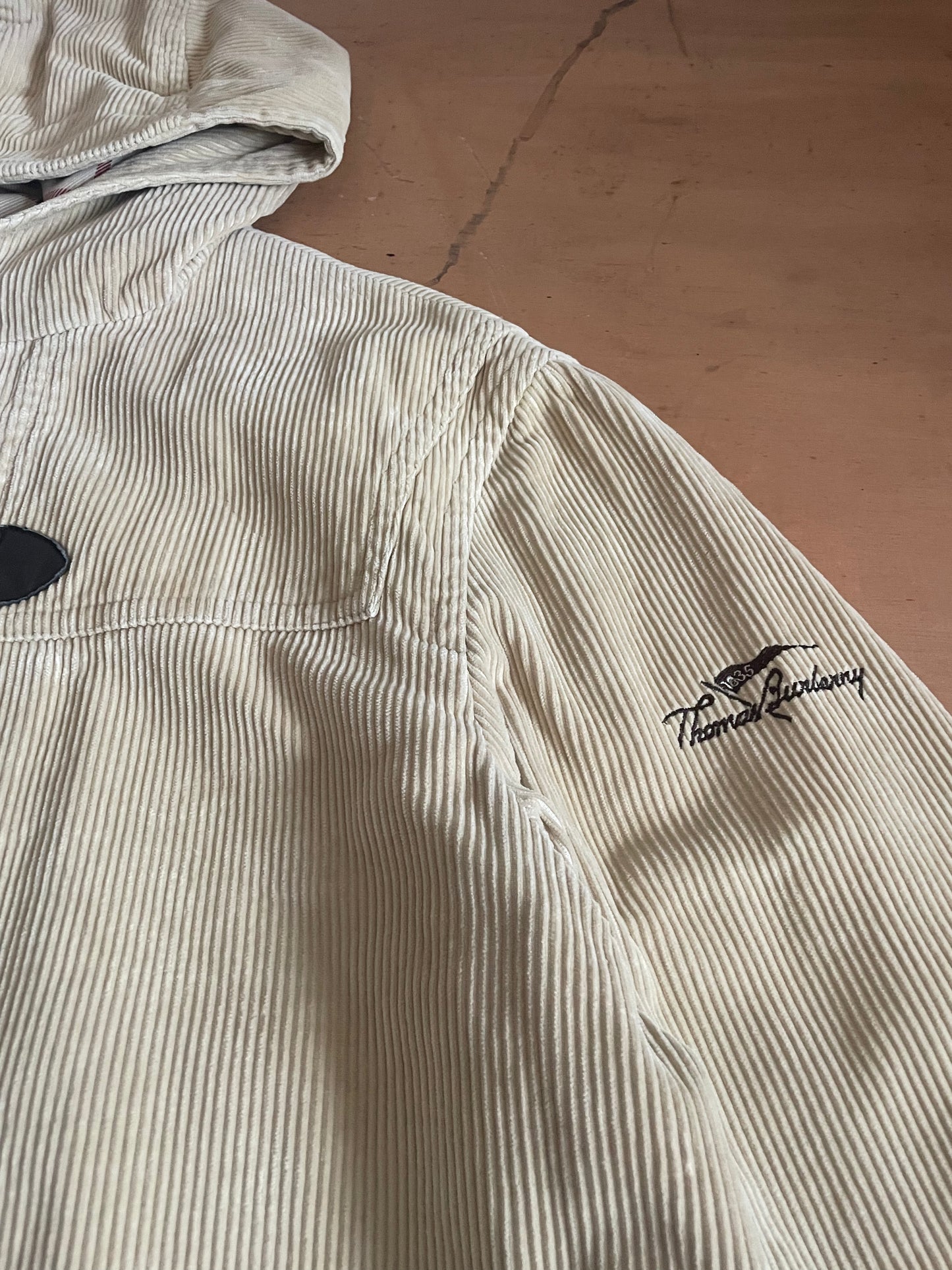 Burberry Corduroy Duffle Coat -L