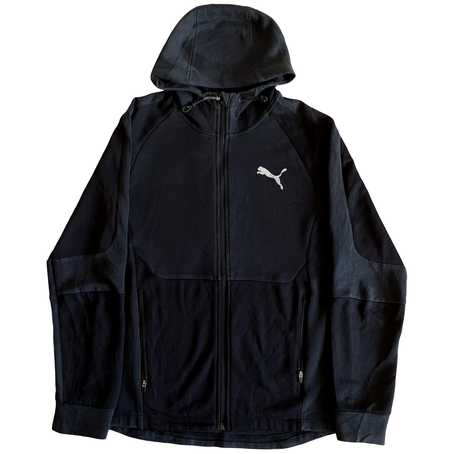 Puma Zipper Techwear Hoodie Jacket - S