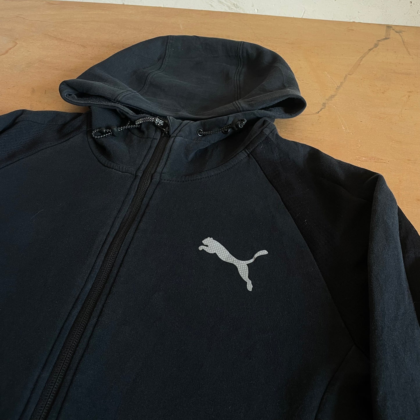 Puma Zipper Techwear Hoodie Jacket - S
