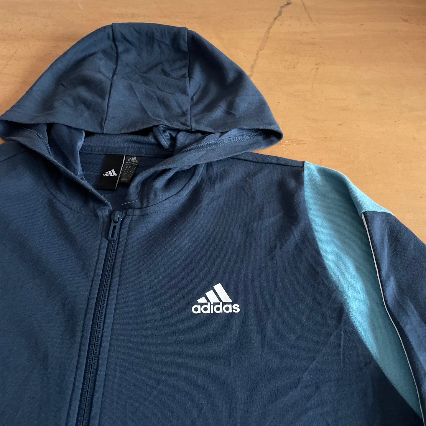 Adidas Zipper Hooded Jacket - M