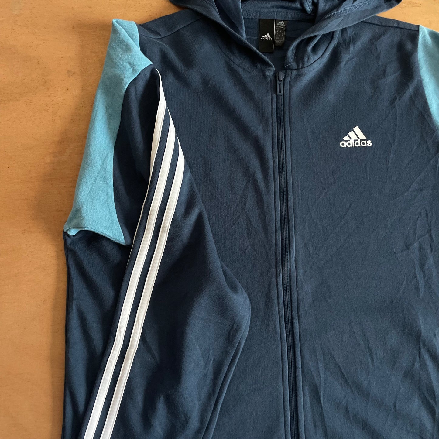 Adidas Zipper Hooded Jacket - M
