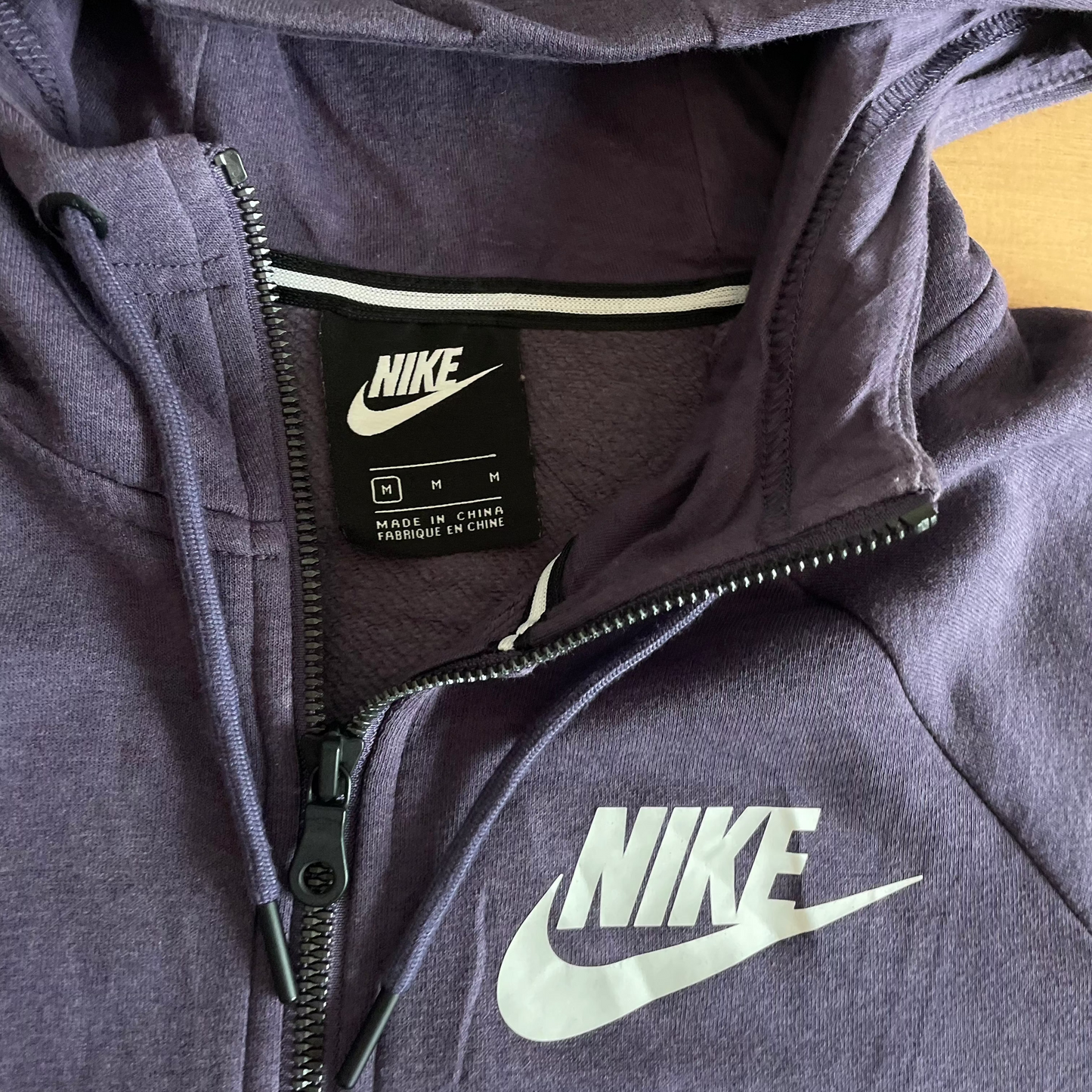 Nike Zipper Hooded Jacket - M