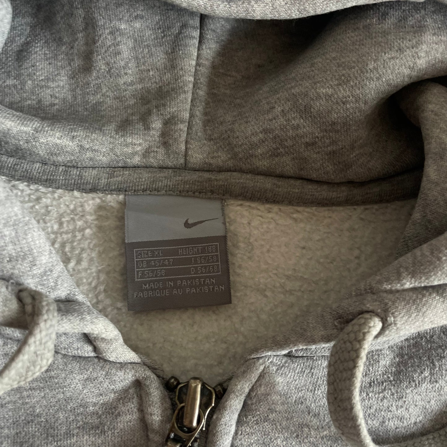 Nike Zipper Hooded Jacket - XL