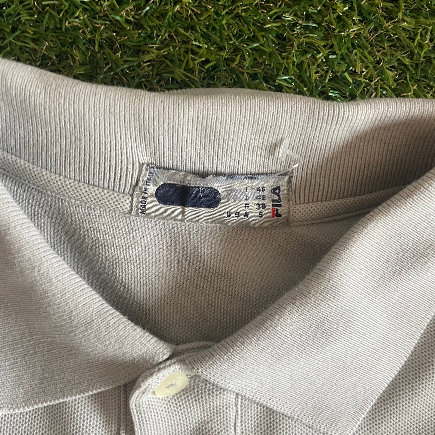 Fila Polo Shirt Long Sleeve - L
