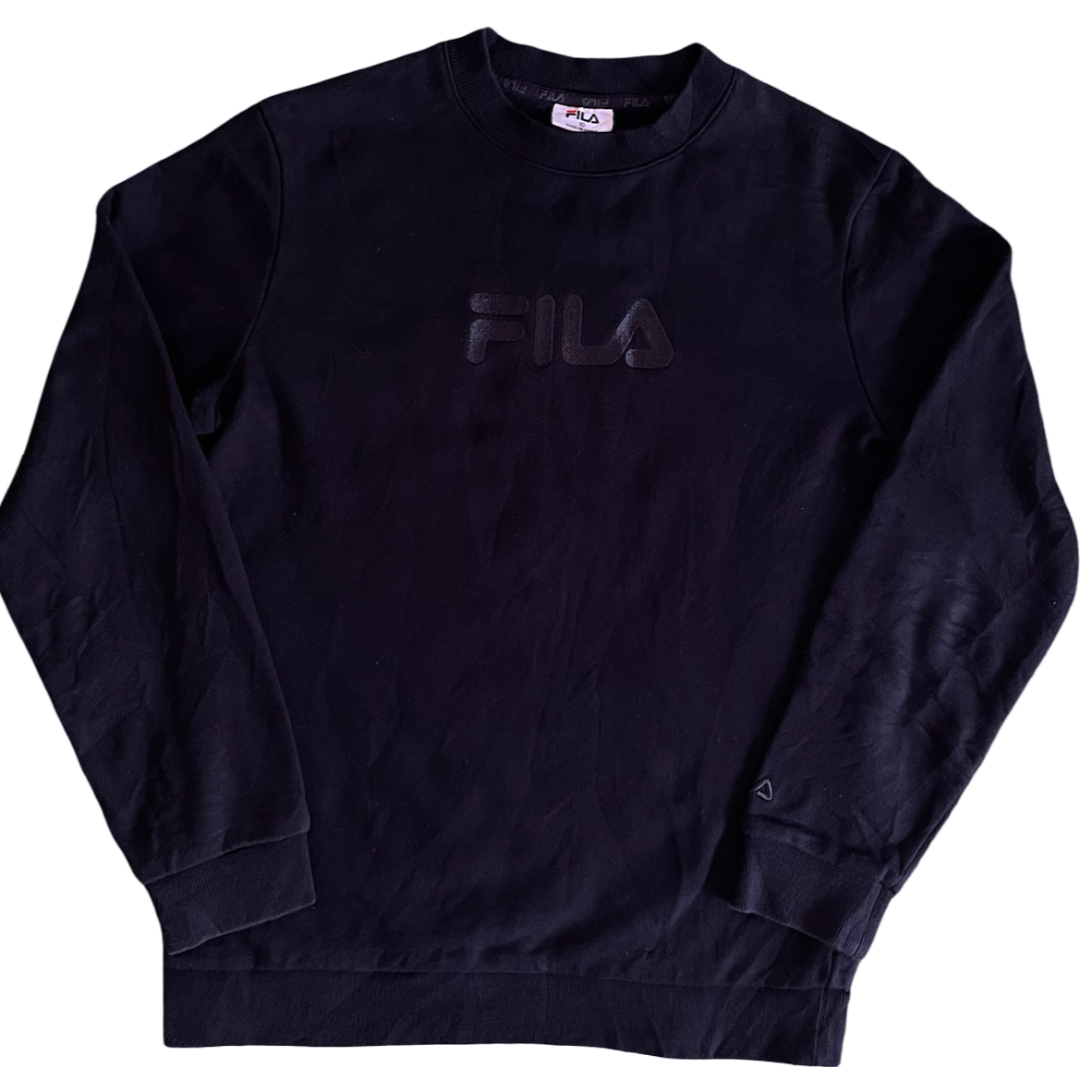 Fila Crewneck Hoodie All Black - M