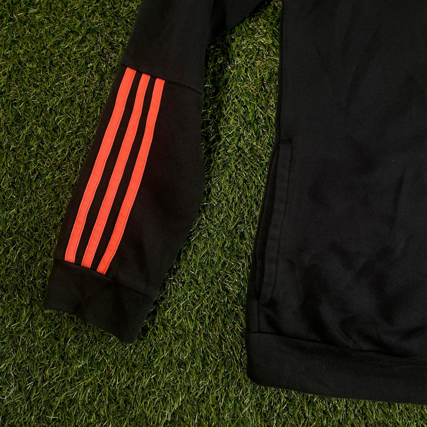 Adidas Zipper Jacket Three Stripes - M