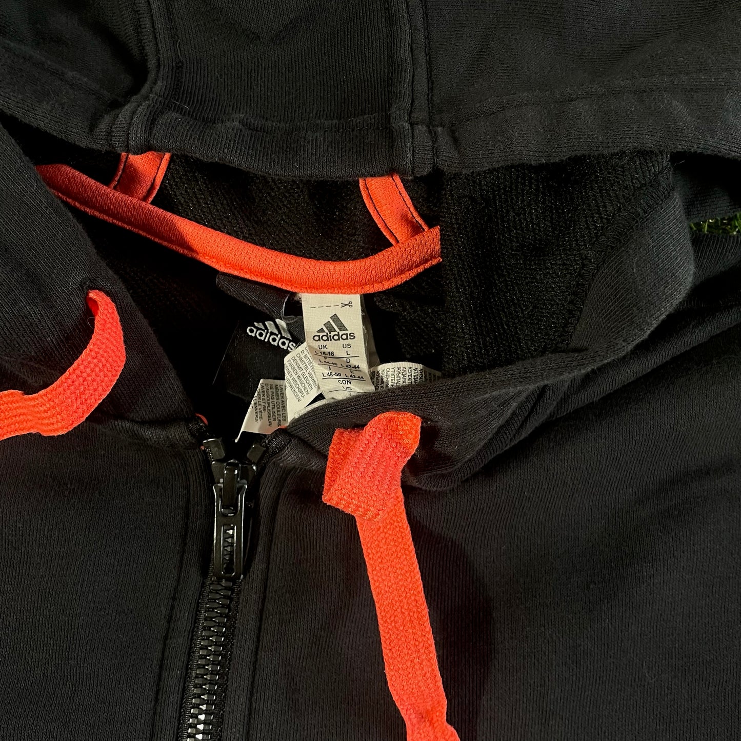 Adidas Zipper Jacket Three Stripes - M