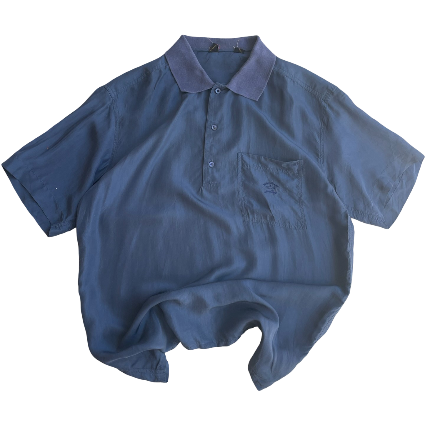 Paul & Shark Polo Shirt Classic Fit 100% Seda - XL