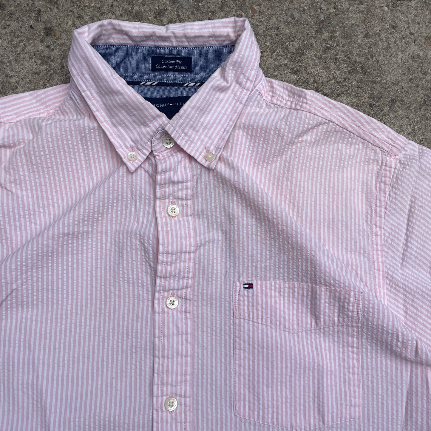 Tommy Hilfiger Striped Shirt Classic Fit - L