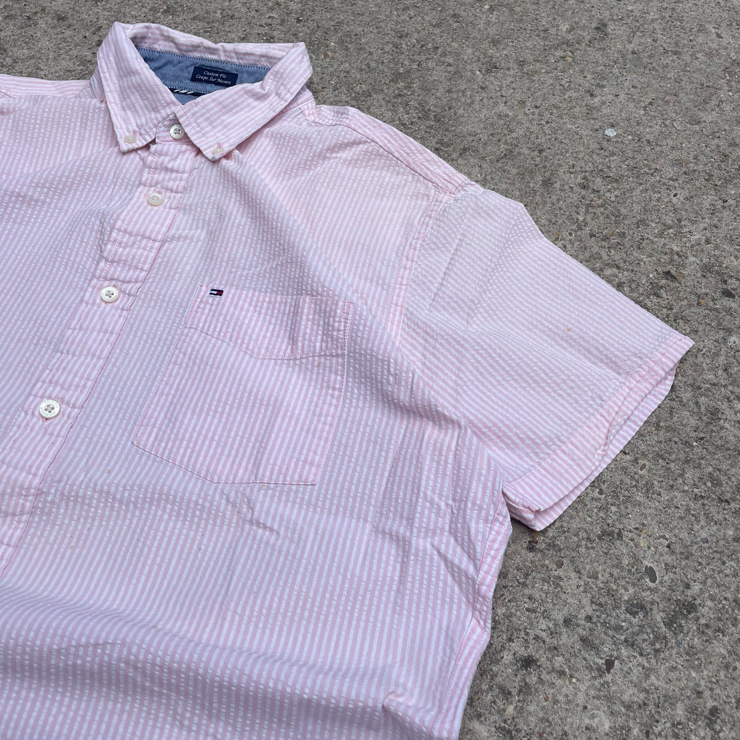 Tommy Hilfiger Striped Shirt Classic Fit - L