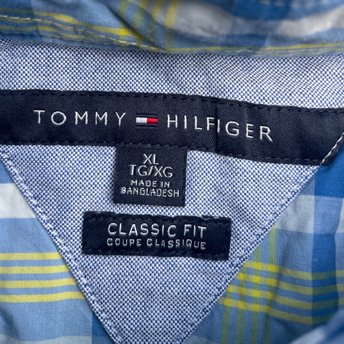 Tommy Hilfiger Plaid Shirt Classic Fit - XL