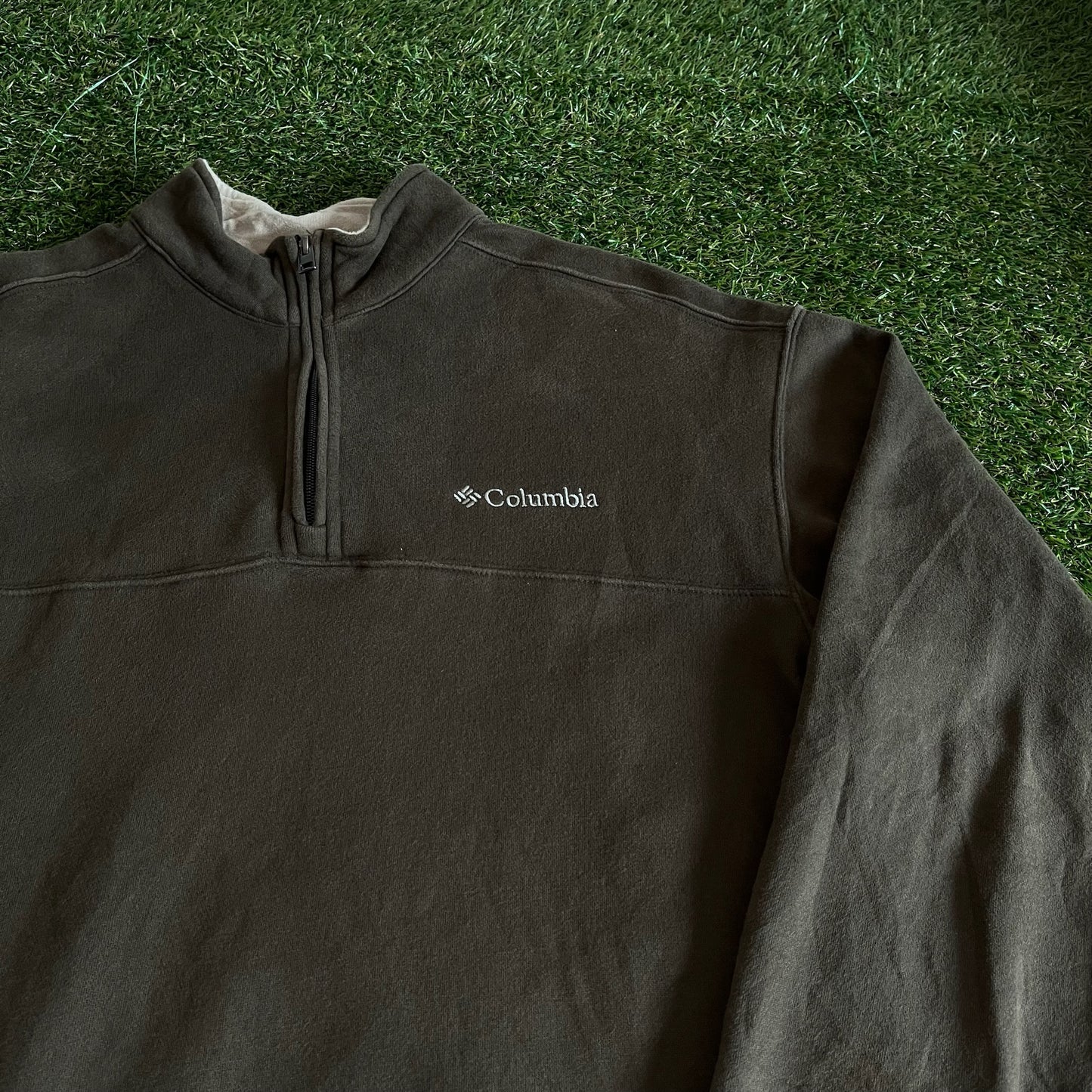 Columbia Crewneck Hoodie 1/3-Zip - M