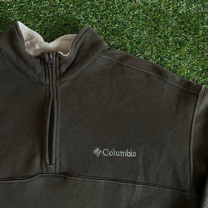 Columbia Crewneck Hoodie 1/3-Zip - M