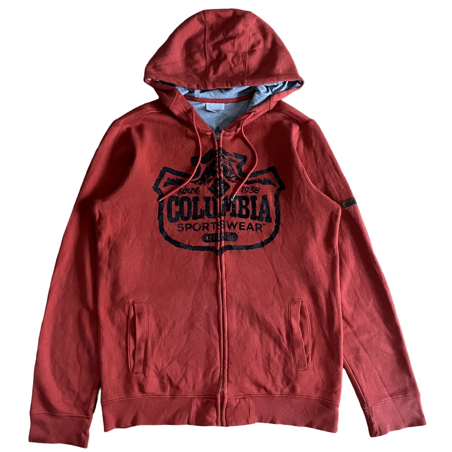 Columbia Zipper Hooded Jacket Vintage - S