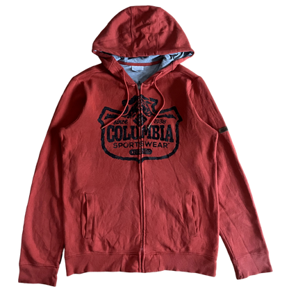 Columbia Zipper Hooded Jacket Vintage - S