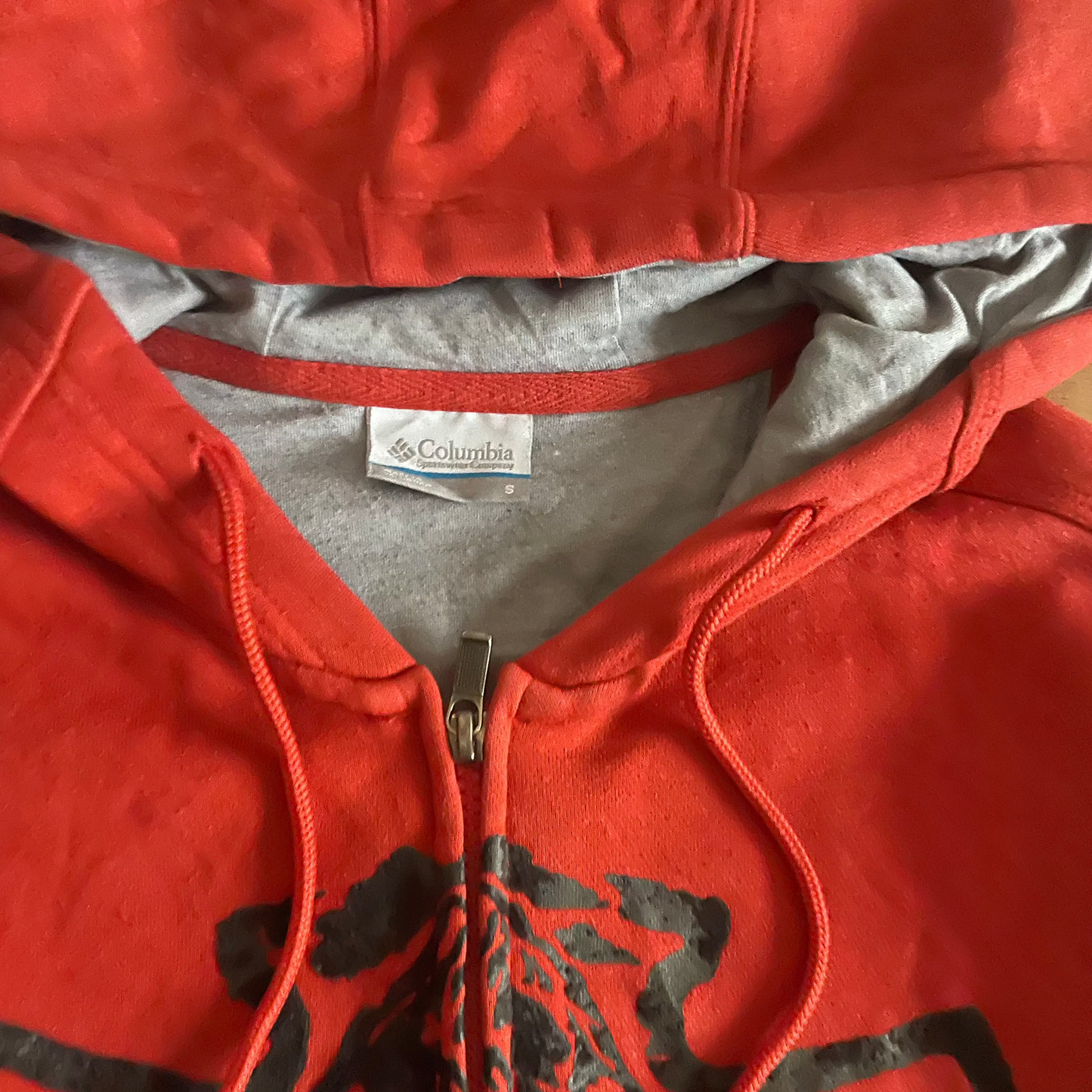 Columbia Zipper Hooded Jacket Vintage - S