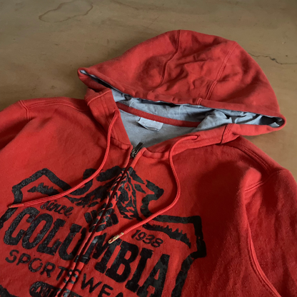 Columbia Zipper Hooded Jacket Vintage - S