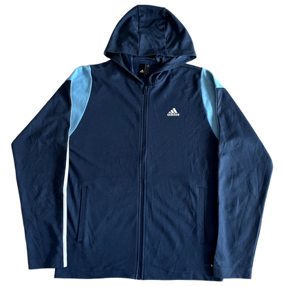 Adidas Zipper Hooded Jacket - M