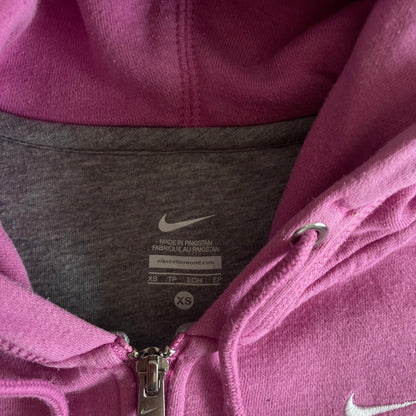 Nike Zipper Hooded Jacket - XS