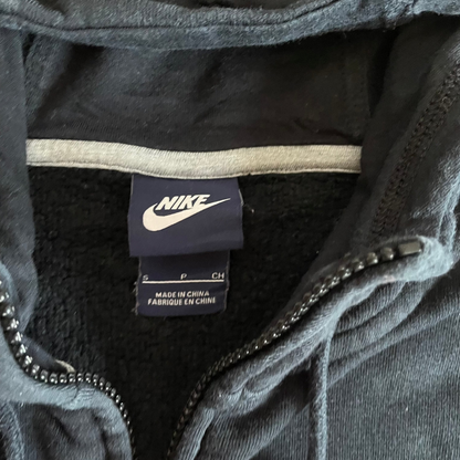 Nike Zipper Hooded Jacket Printed Logo - S
