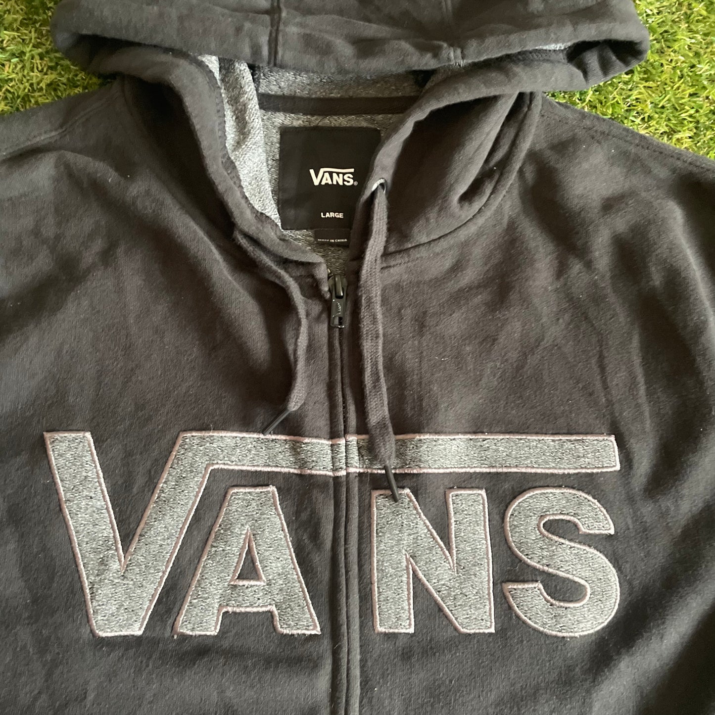 Vans Zipper Hooded Classic Logo - L