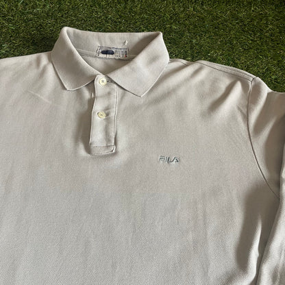 Fila Polo Shirt Long Sleeve - L