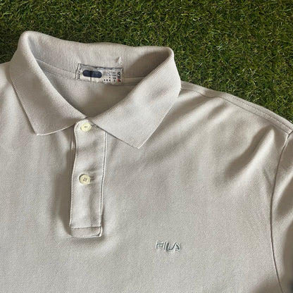 Fila Polo Shirt Long Sleeve - L