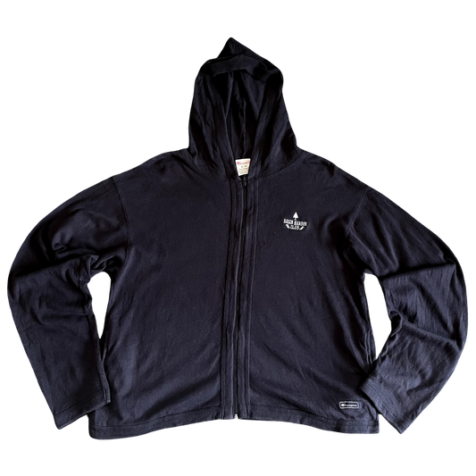 Champion Zipper Hooded Jacket Cropped Style - XL