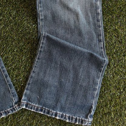 Vintage Flared Denim Jeans - M
