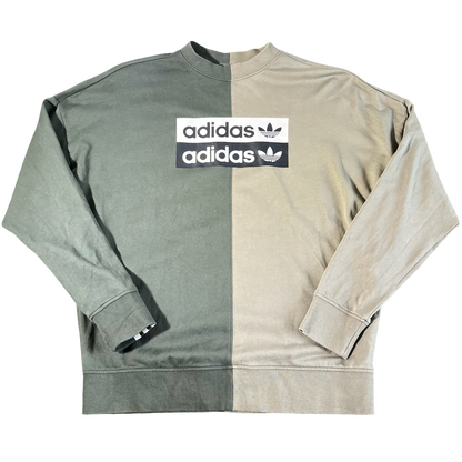 Adidas Crewneck Hoddie Two-Tone -S