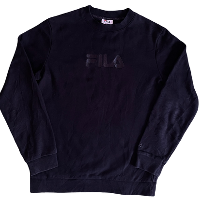Fila Crewneck Hoodie All Black - M