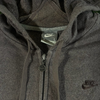 Nike Zipper Hooded Jacket - L