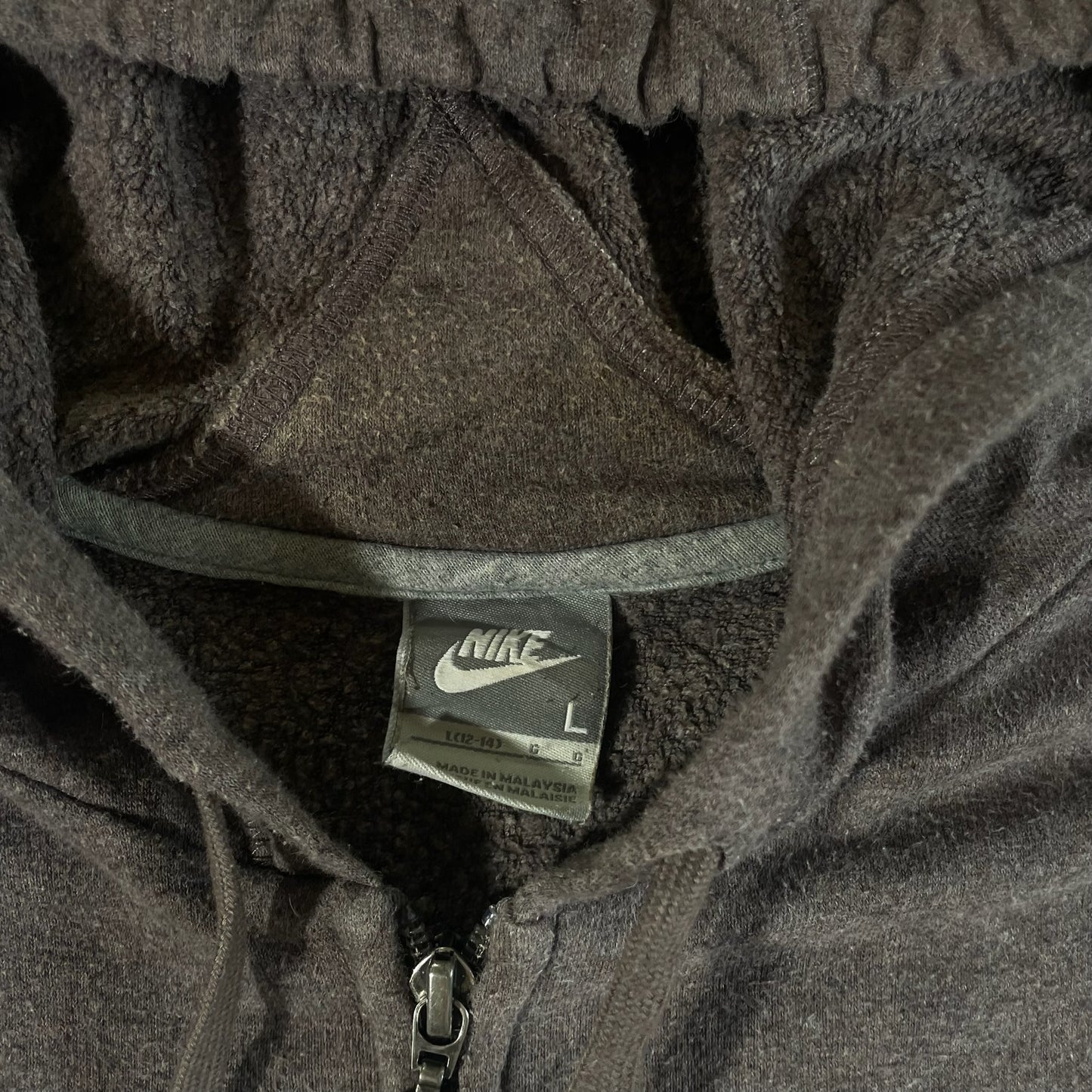 Nike Zipper Hooded Jacket - L