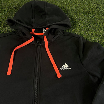 Adidas Zipper Jacket Three Stripes - M