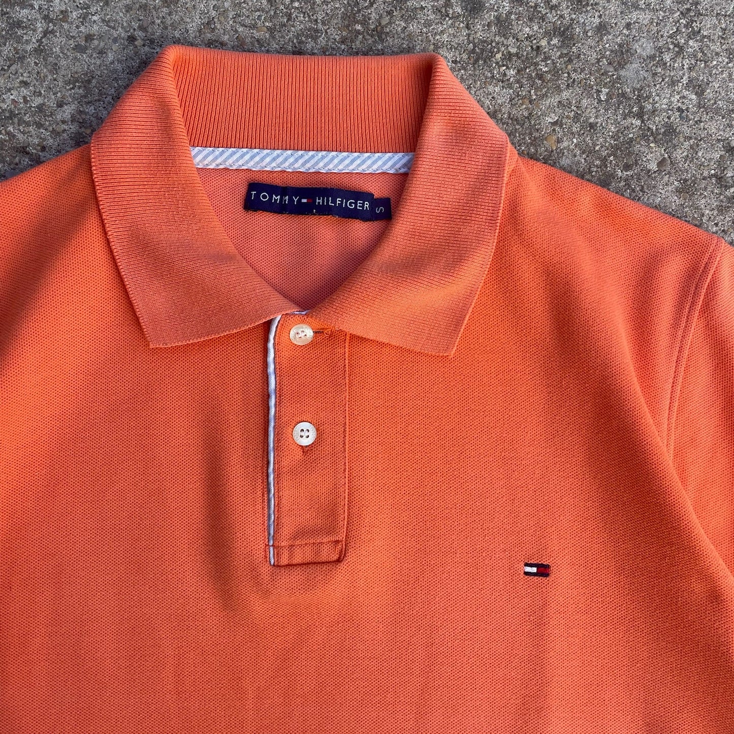 Tommy Hilfiger Polo Shirt Classic Orange - S