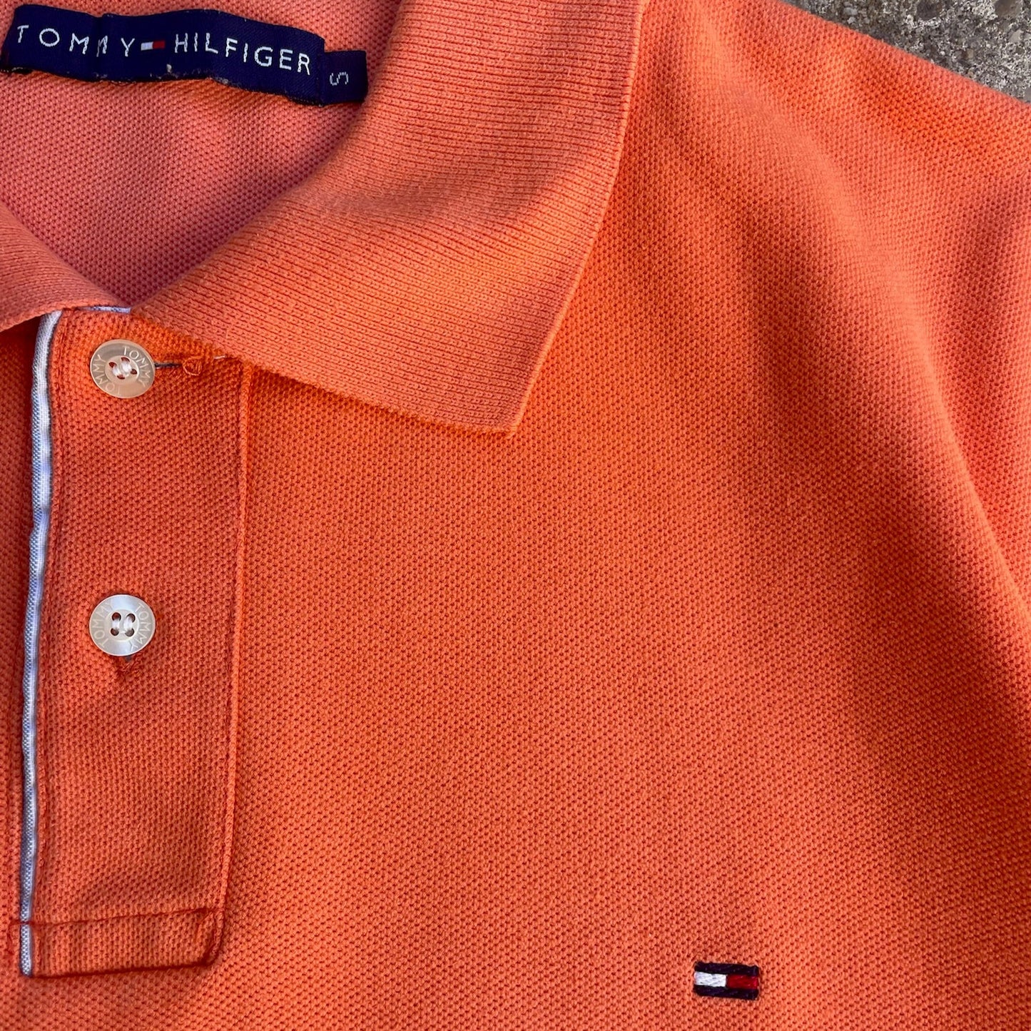 Tommy Hilfiger Polo Shirt Classic Orange - S