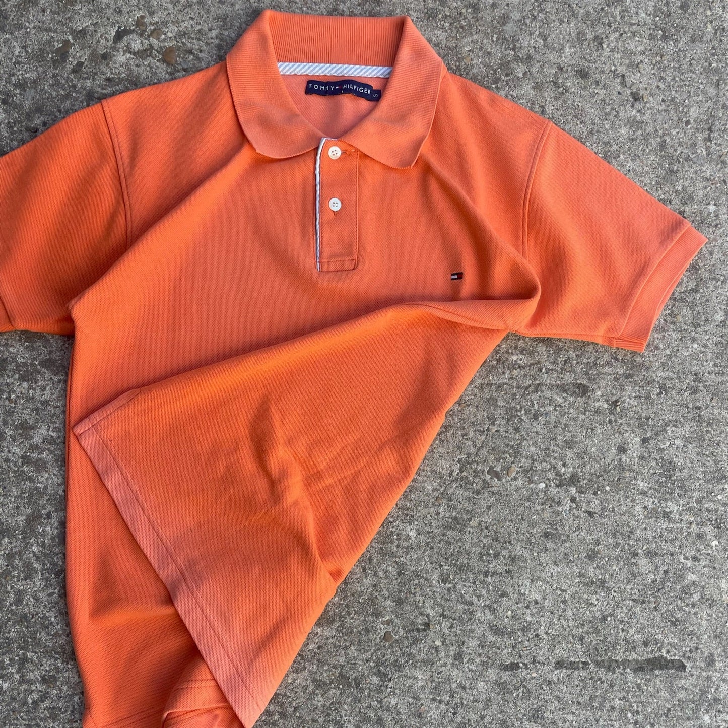 Tommy Hilfiger Polo Shirt Classic Orange - S