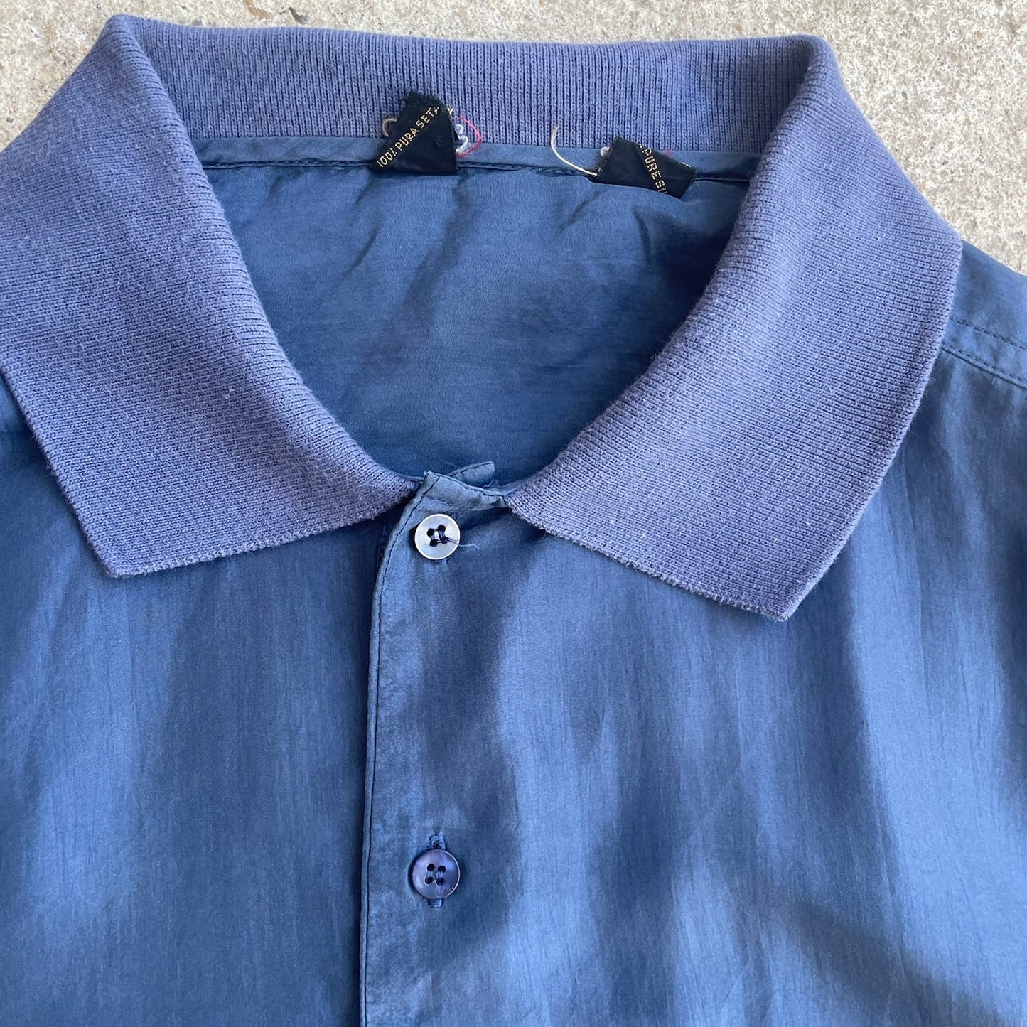 Paul & Shark Polo Shirt Classic Fit 100% Seda - XL