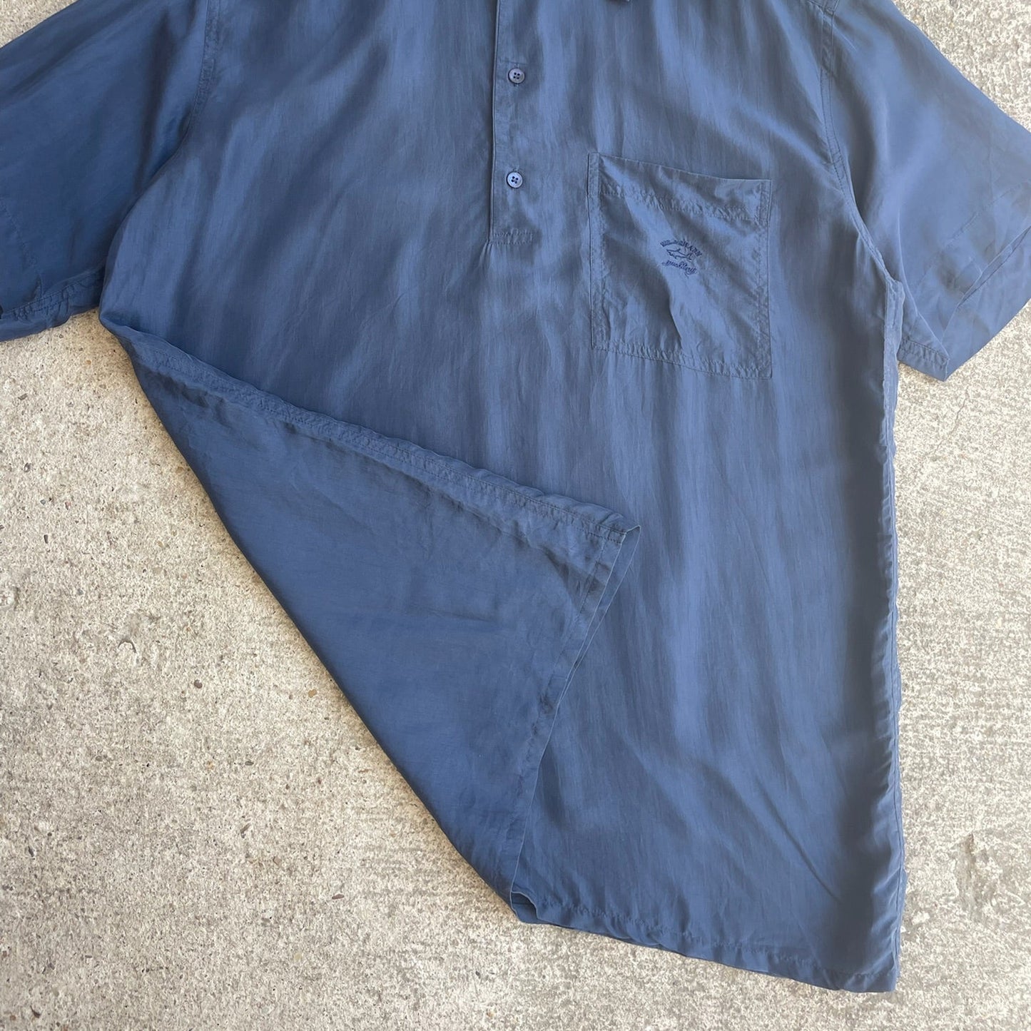 Paul & Shark Polo Shirt Classic Fit 100% Seda - XL