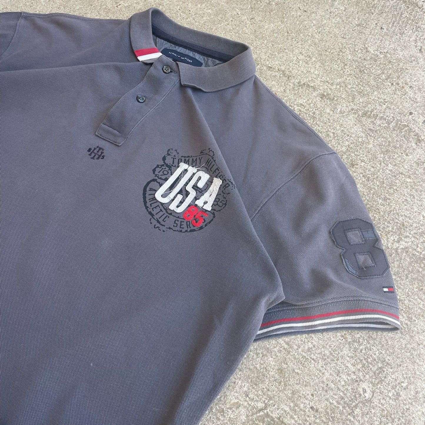 Tommy Hilfiger Polo Shirt Classic USA 85 - XL